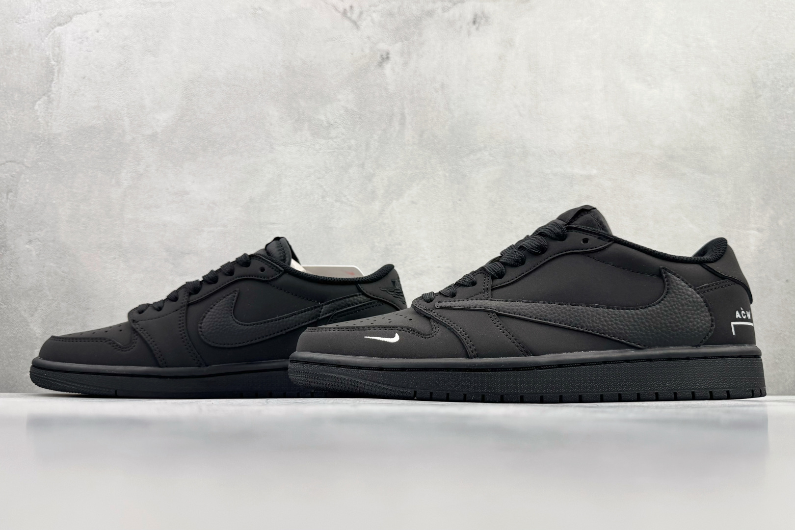 定制 Air Jordan 1 Low ow SP 倒钩 联名 黑色 AC1898-190