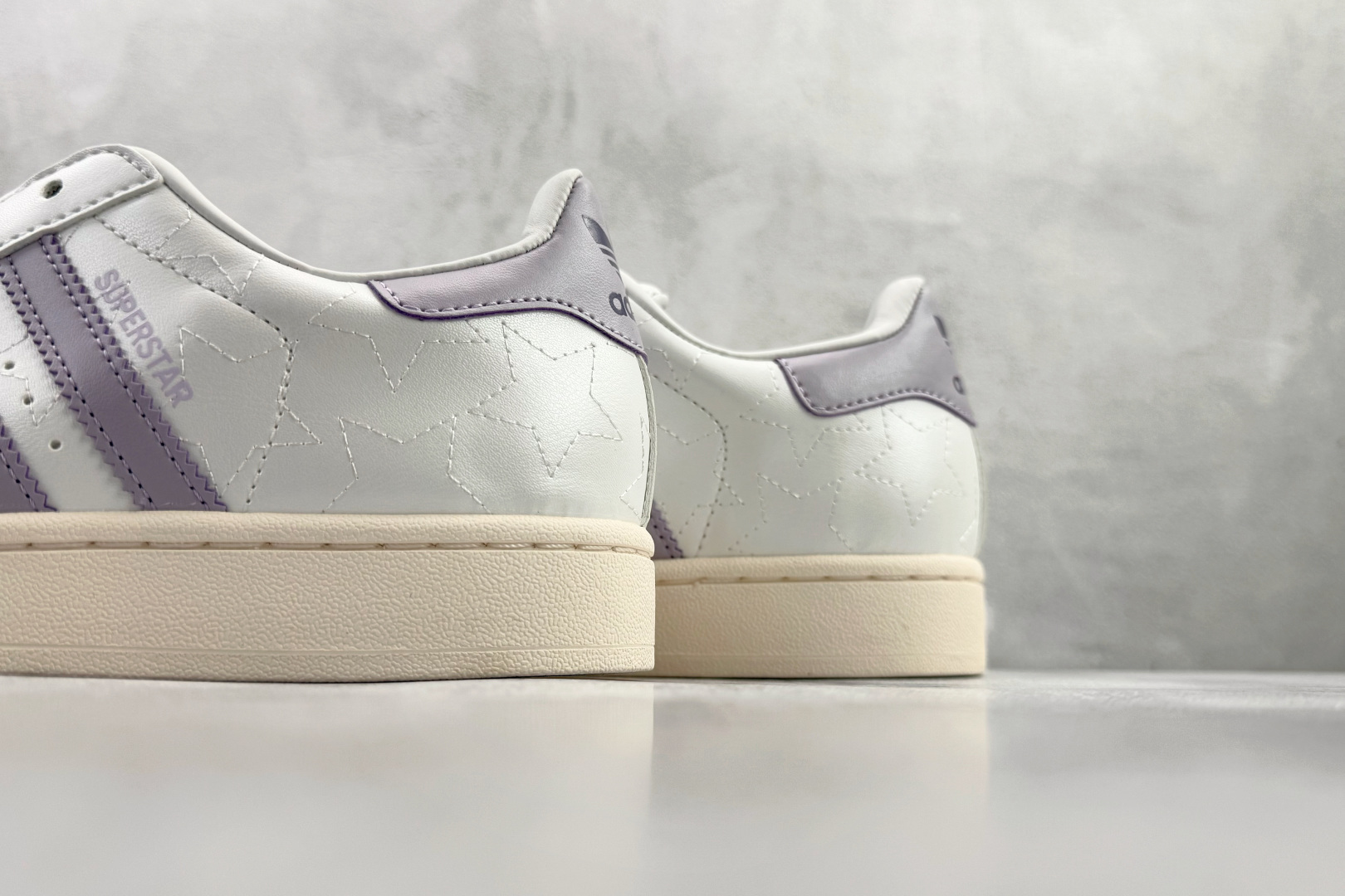 平台专供 adidas originals Superstar 2 白紫 JR6984