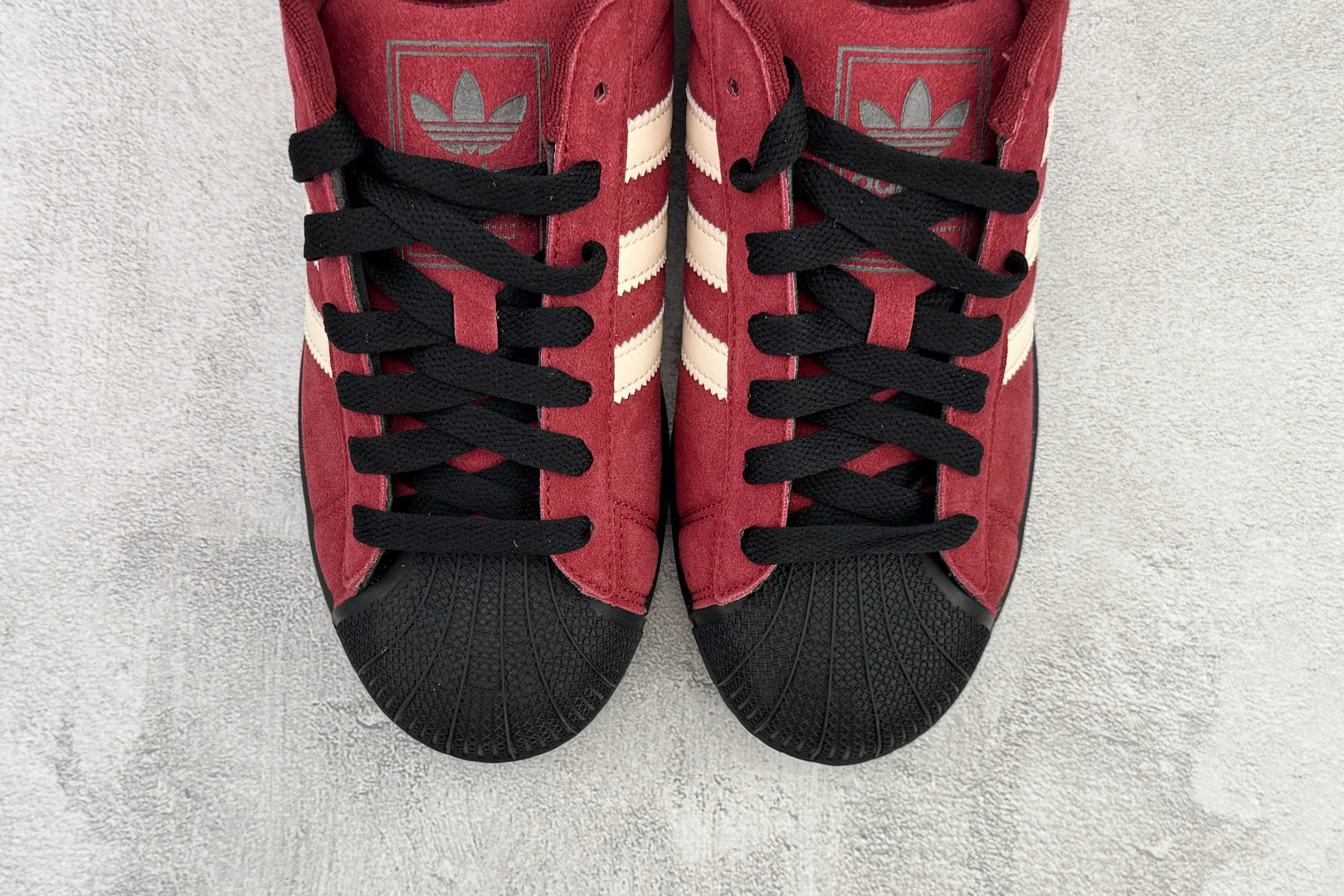 平台专供 adidas originals Superstar 2 深红 JQ3220