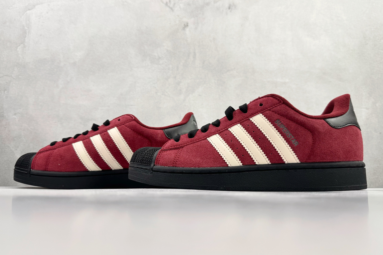 平台专供 adidas originals Superstar 2 深红 JQ3220