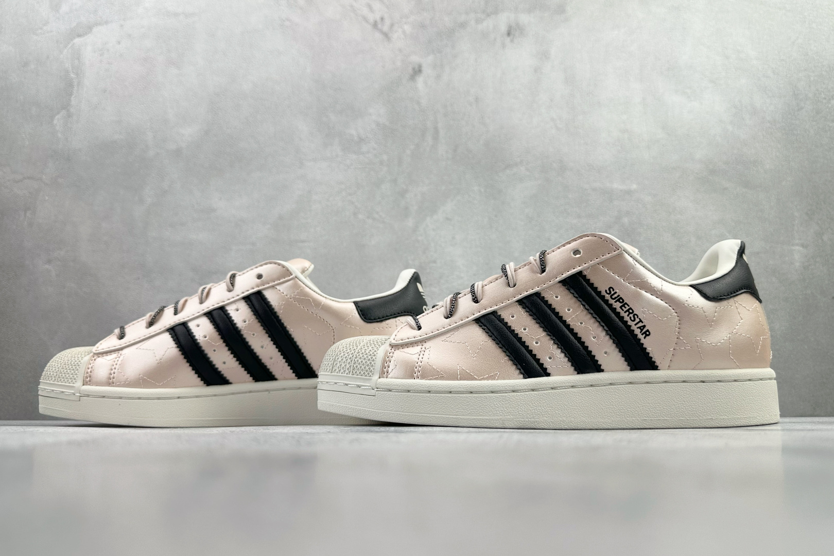 平台专供 adidas originals Superstar 2 藕粉 JR6985