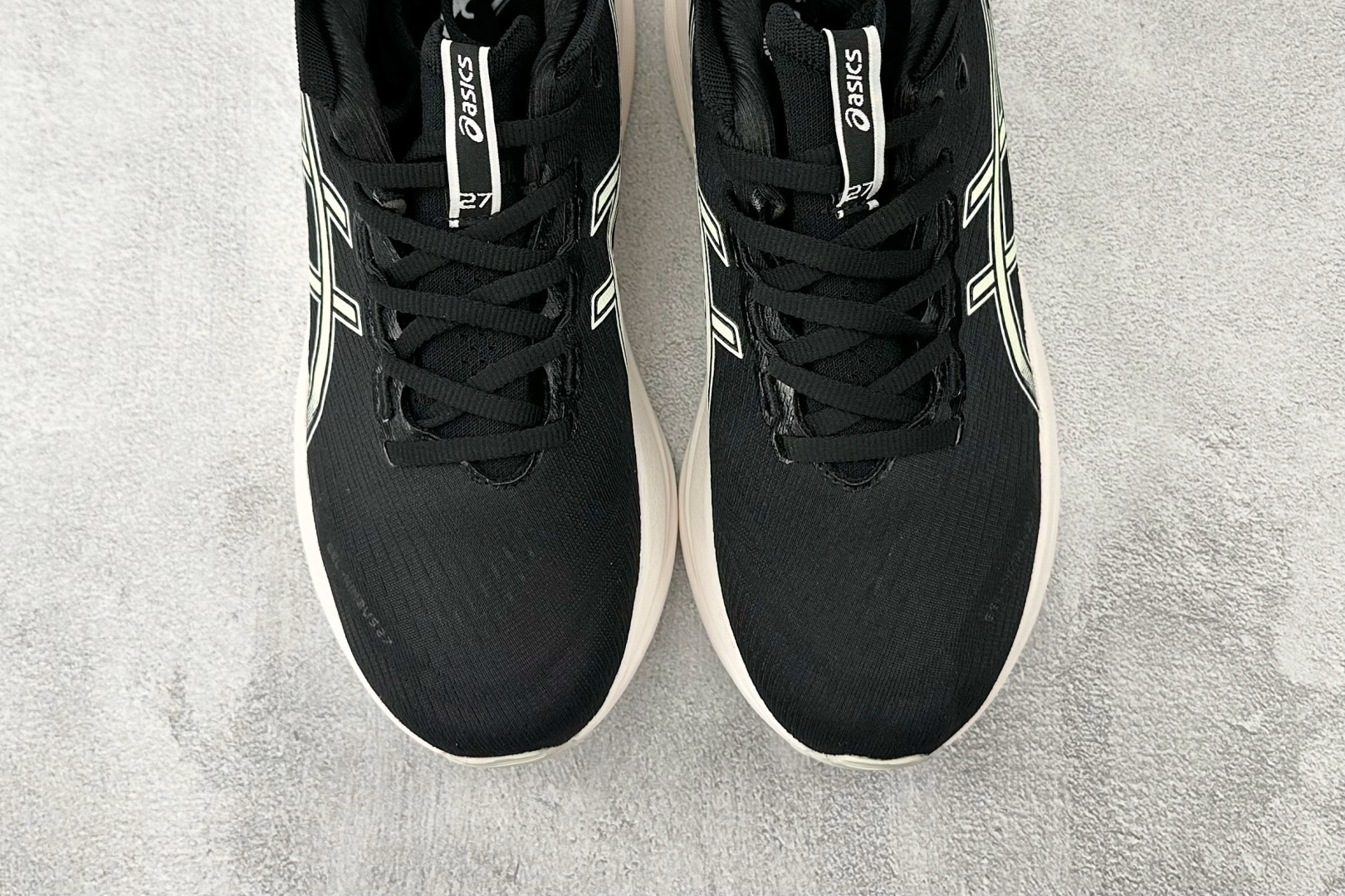 190 Asics GEL-NIMBUS 27 EXTRA WIDE黑白色 1011B957-002