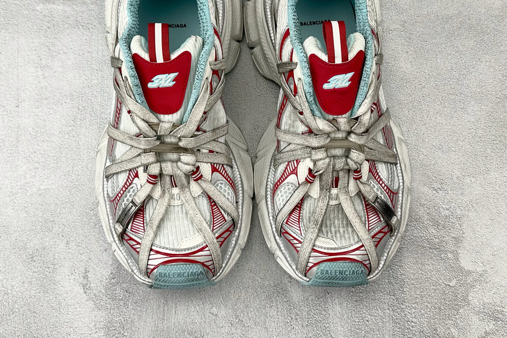 独立订单 公认最强品质 Balenciaga巴黎世家 3XL Extreme Laces B 米色 825601W3XCH