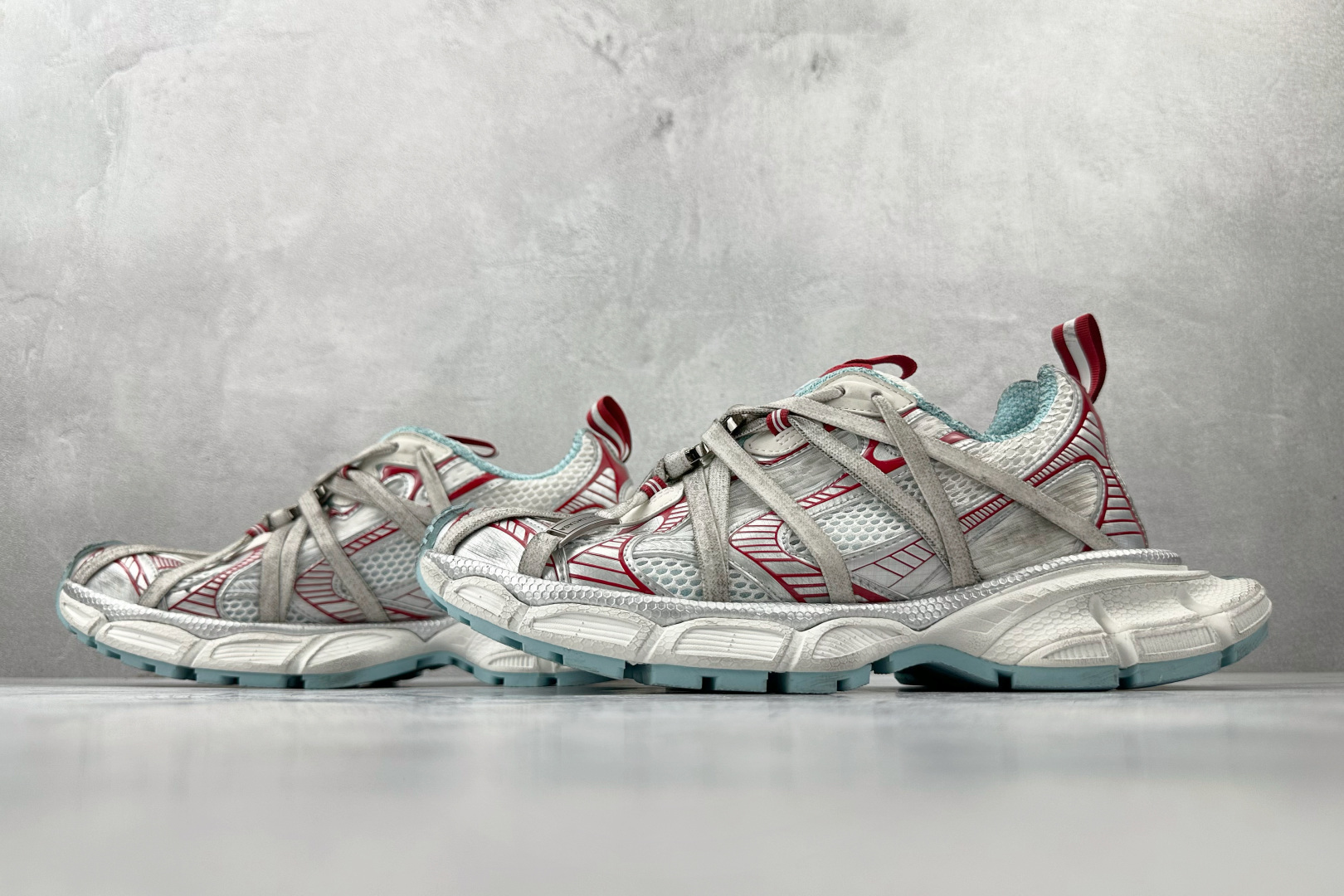 独立订单 公认最强品质 Balenciaga巴黎世家 3XL Extreme Laces B 米色 825601W3XCH