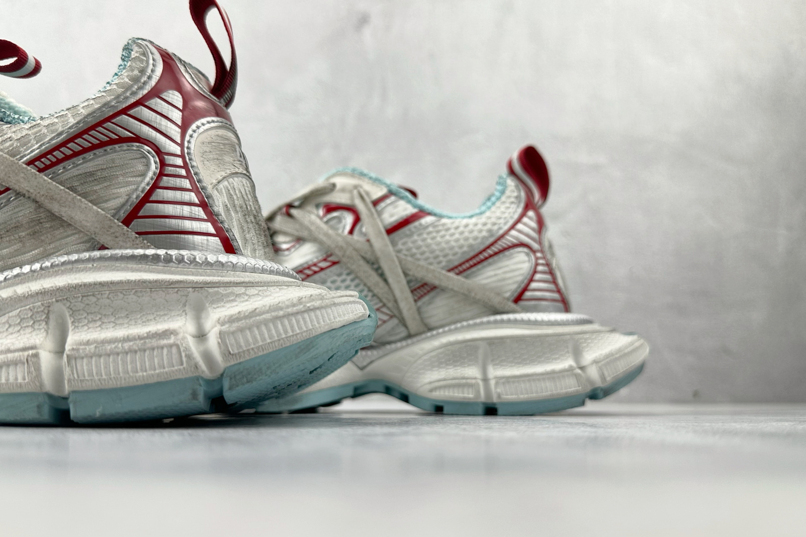 独立订单 公认最强品质 Balenciaga巴黎世家 3XL Extreme Laces B 米色 825601W3XCH