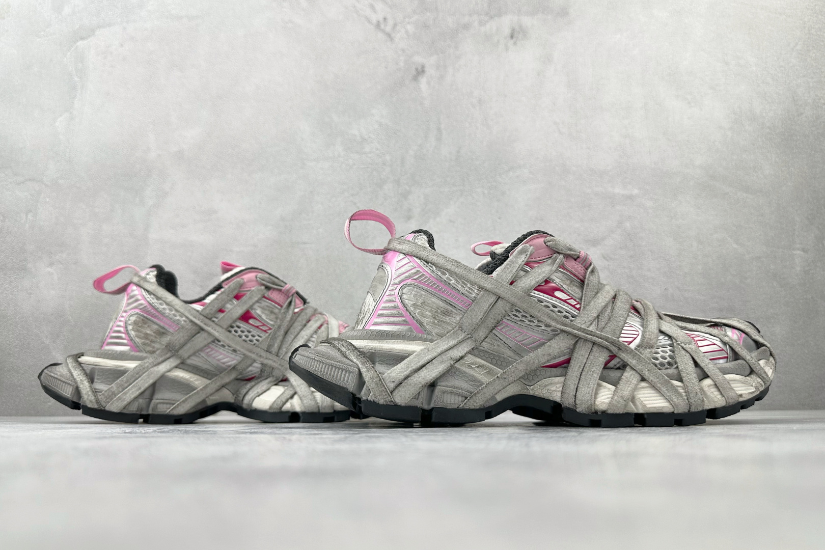 独立订单 公认最强品质 Balenciaga巴黎世家 3XL EXTREME LACE 白灰色 778697W3XLL