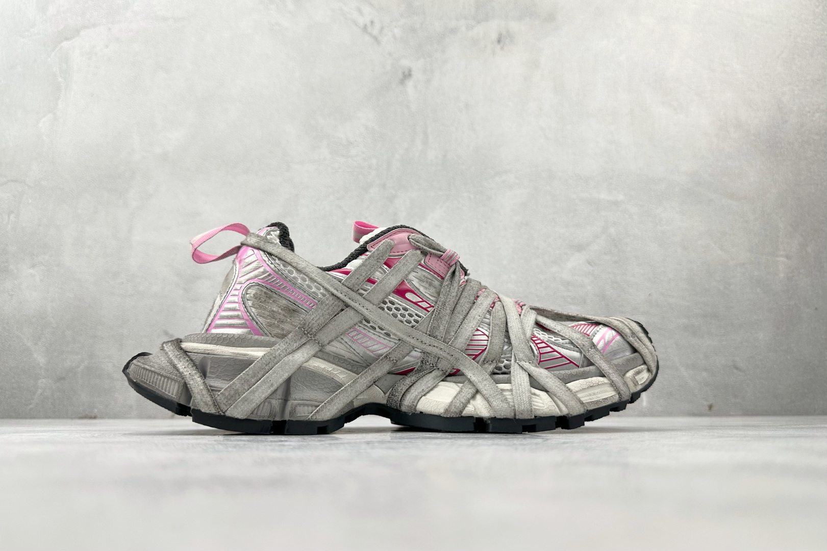 独立订单 公认最强品质 Balenciaga巴黎世家 3XL EXTREME LACE 白灰色 778697W3XLL