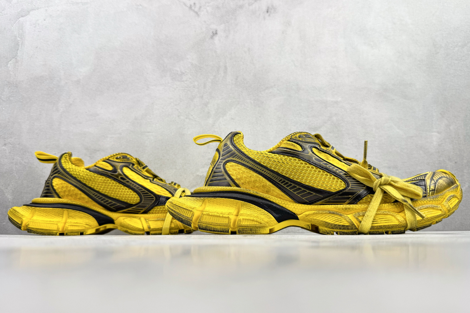 独立订单 公认最强品质 Balenciaga巴黎世家 3XL 黄黑色 弧度 734734W3XL2