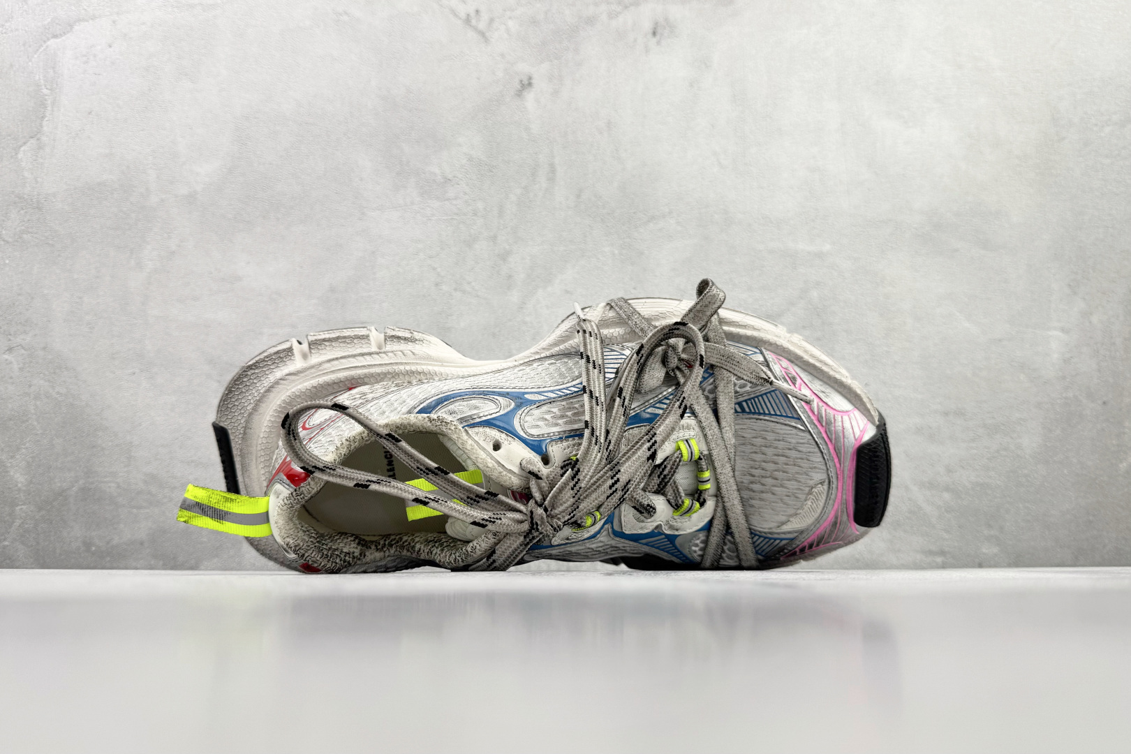 独立订单 公认最强品质 Balenciaga巴黎世家 3XL 白红蓝 弧度 734731W3XL5