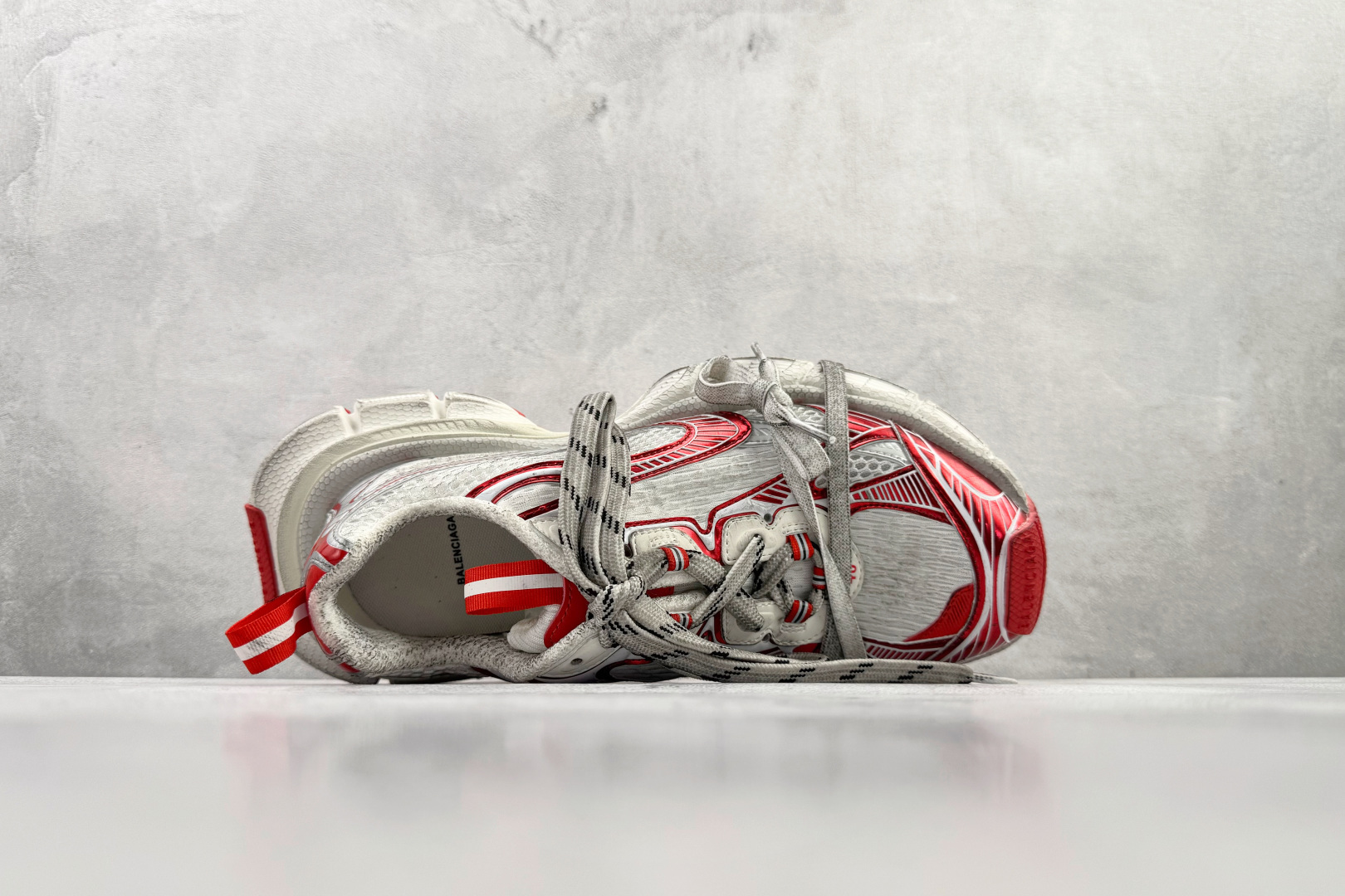 独立订单 公认最强品质 Balenciaga巴黎世家 3XL 白红 734734W3XL2