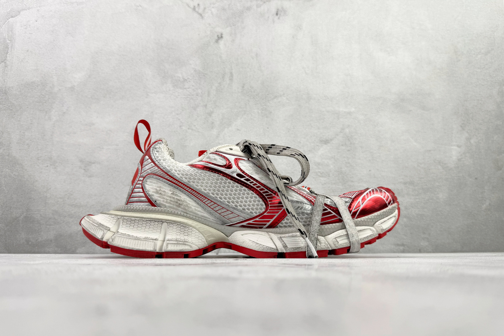 独立订单 公认最强品质 Balenciaga巴黎世家 3XL 白红 734734W3XL2