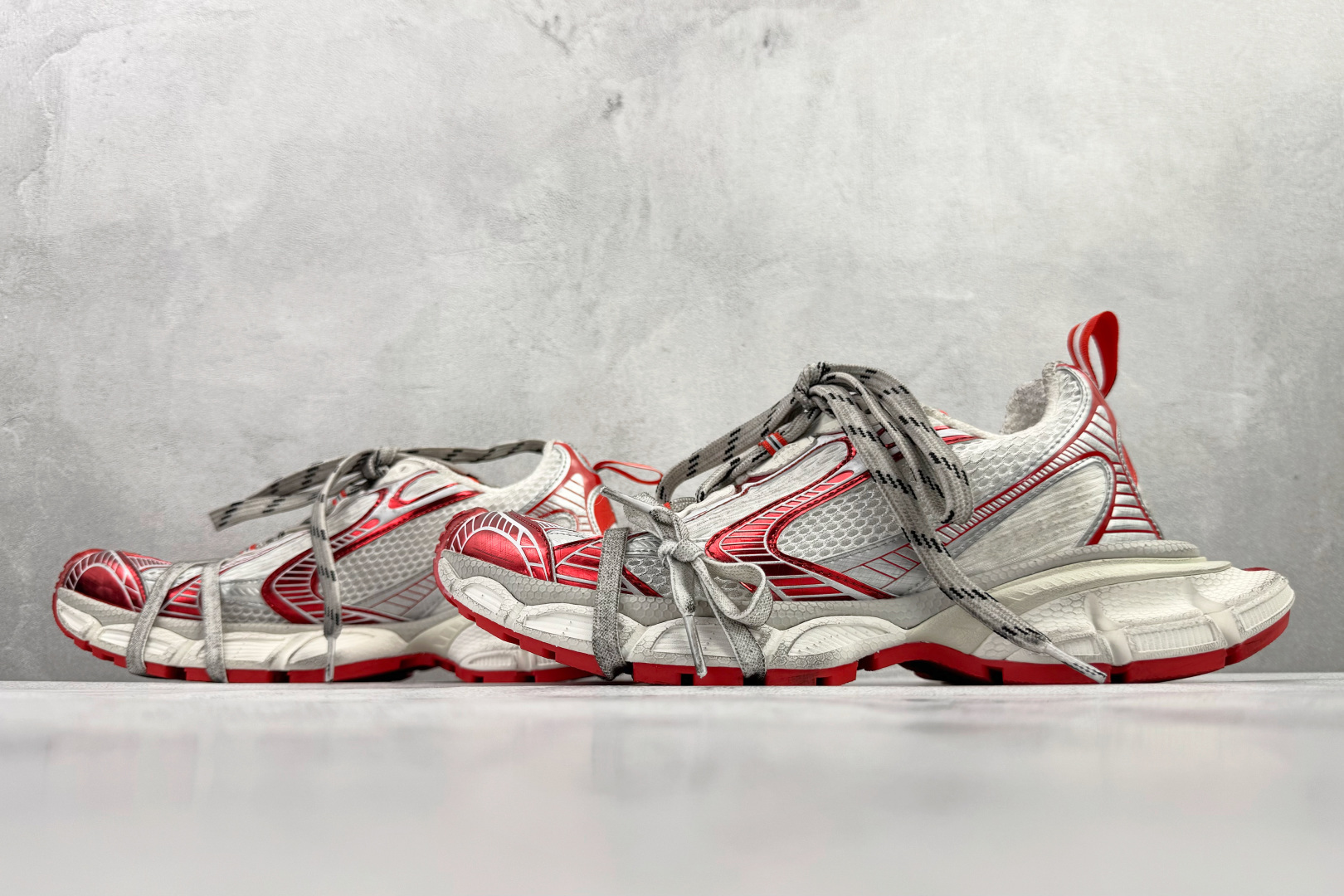 独立订单 公认最强品质 Balenciaga巴黎世家 3XL 白红 734734W3XL2