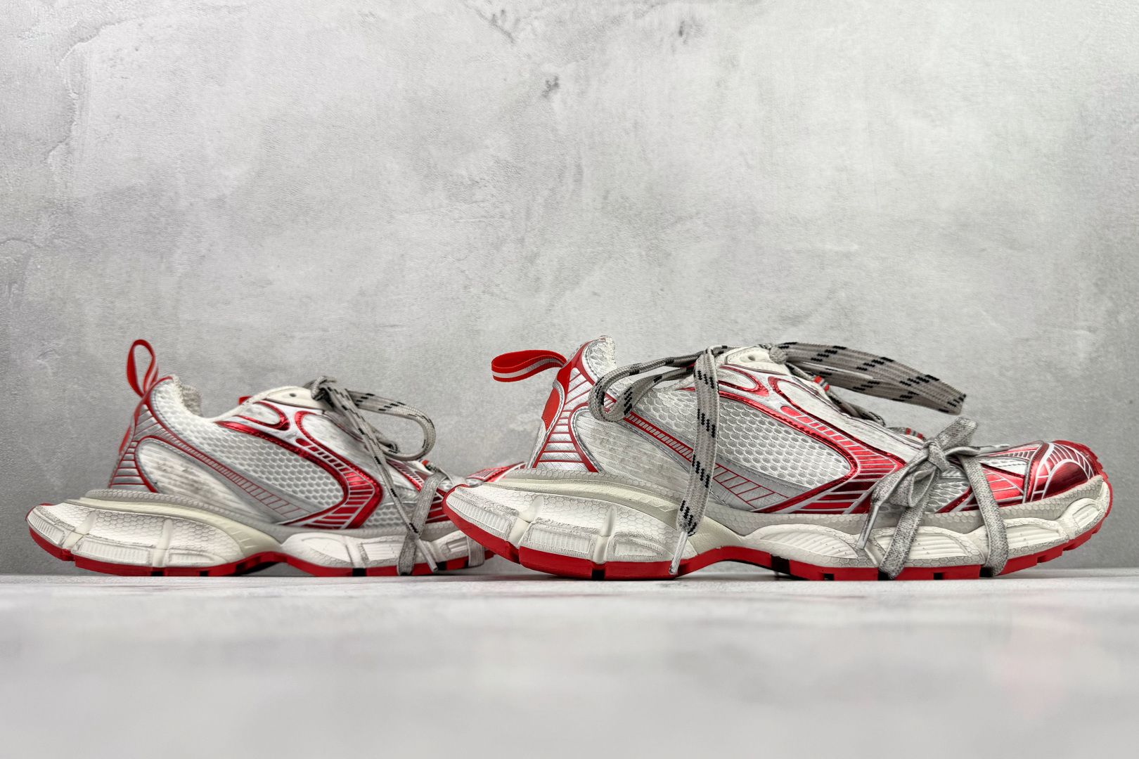 独立订单 公认最强品质 Balenciaga巴黎世家 3XL 白红 734734W3XL2