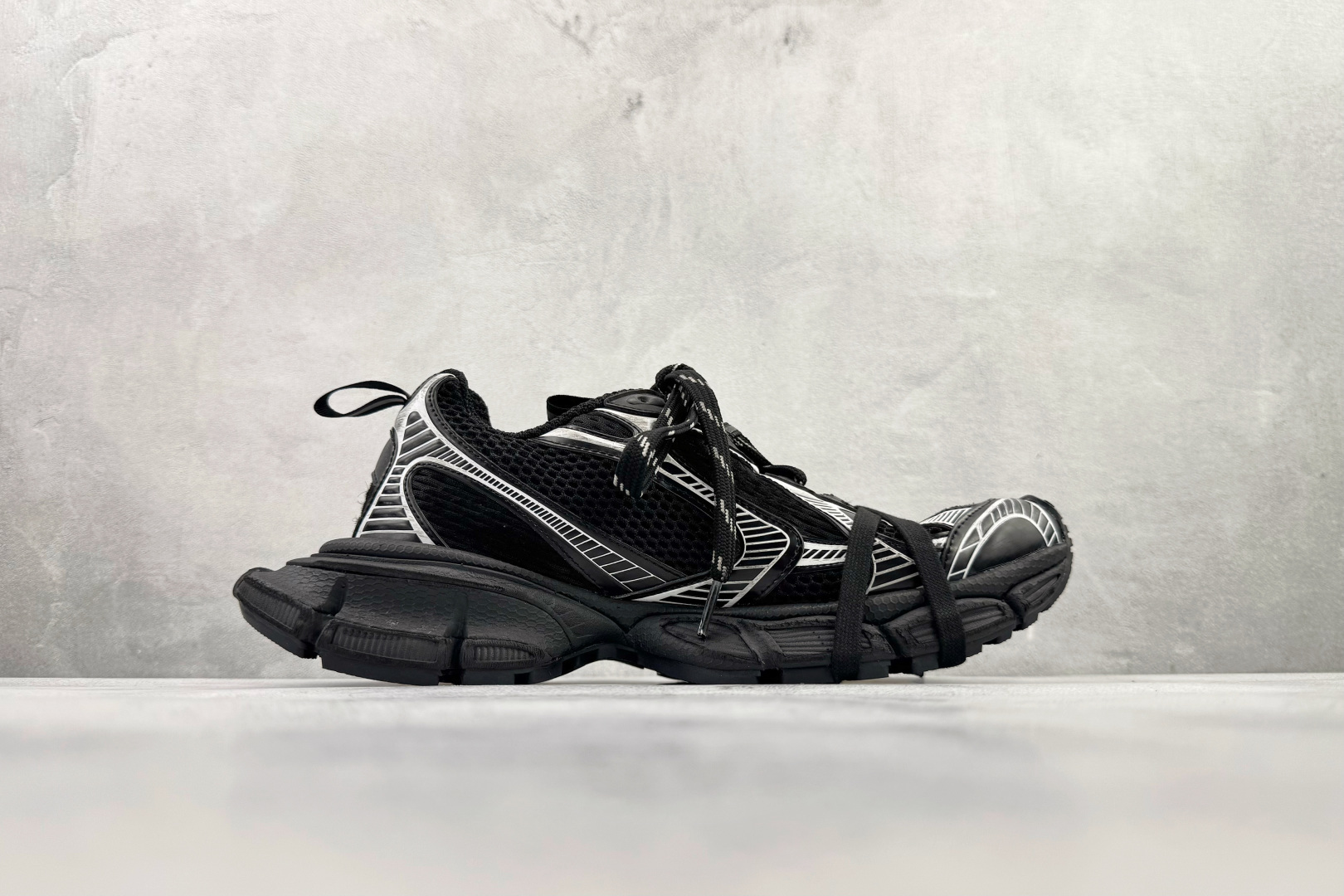 独立订单 公认最强品质 Balenciaga巴黎世家 3XL 黑银 734734W3XL1