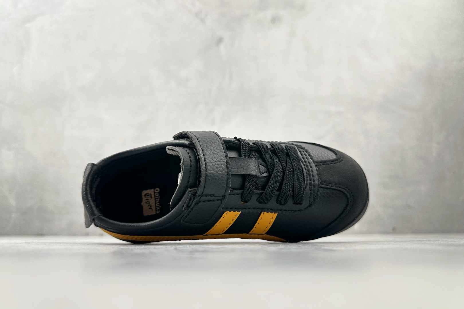 140 纯原平台特供 Onitsuka Tiger鬼塚虎 MEXICO 66 PS 童鞋 黑黄 C4D4L