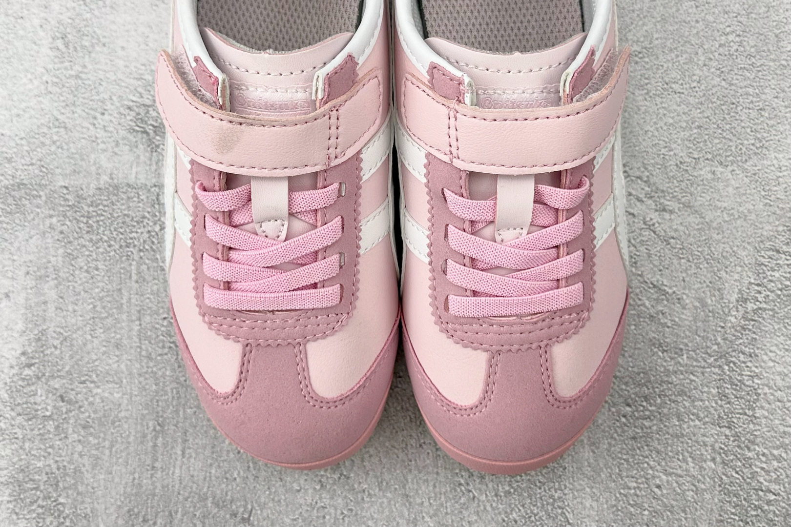 140 纯原平台特供 Onitsuka Tiger鬼塚虎 MEXICO 66 PS 童鞋 粉白 C4D4L