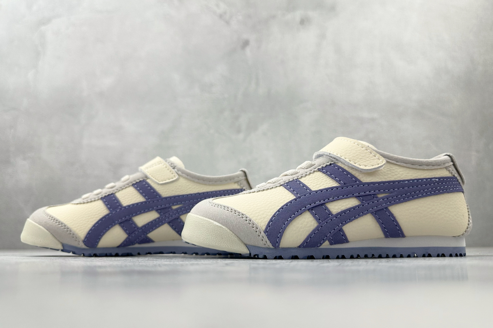 140 纯原平台特供 Onitsuka Tiger鬼塚虎 MEXICO 66 PS 童鞋 米紫 C4D4L