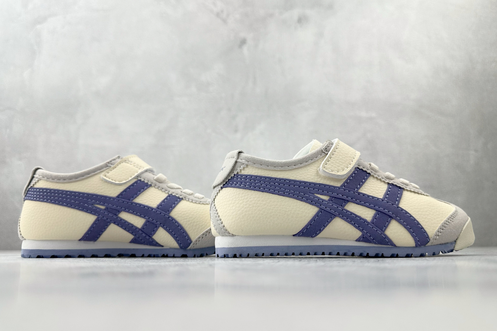 140 纯原平台特供 Onitsuka Tiger鬼塚虎 MEXICO 66 PS 童鞋 米紫 C4D4L