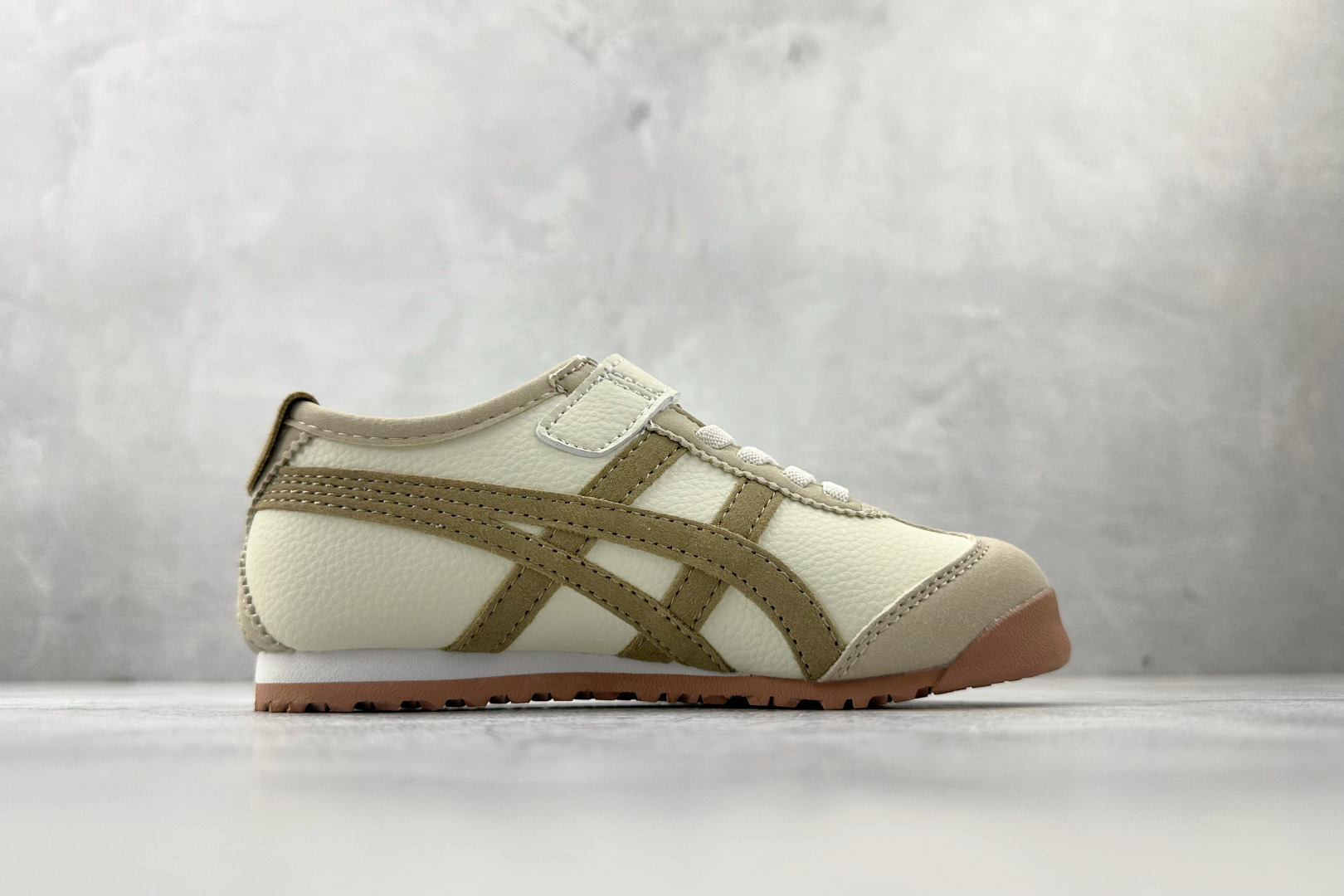 140 纯原平台特供 Onitsuka Tiger鬼塚虎 MEXICO 66 PS 童鞋 灰棕 C4D4L