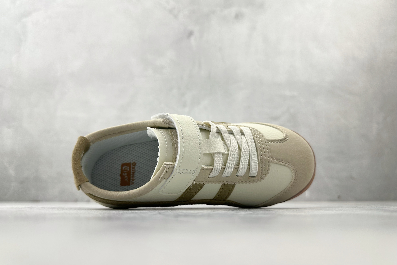 140 纯原平台特供 Onitsuka Tiger鬼塚虎 MEXICO 66 PS 童鞋 灰棕 C4D4L