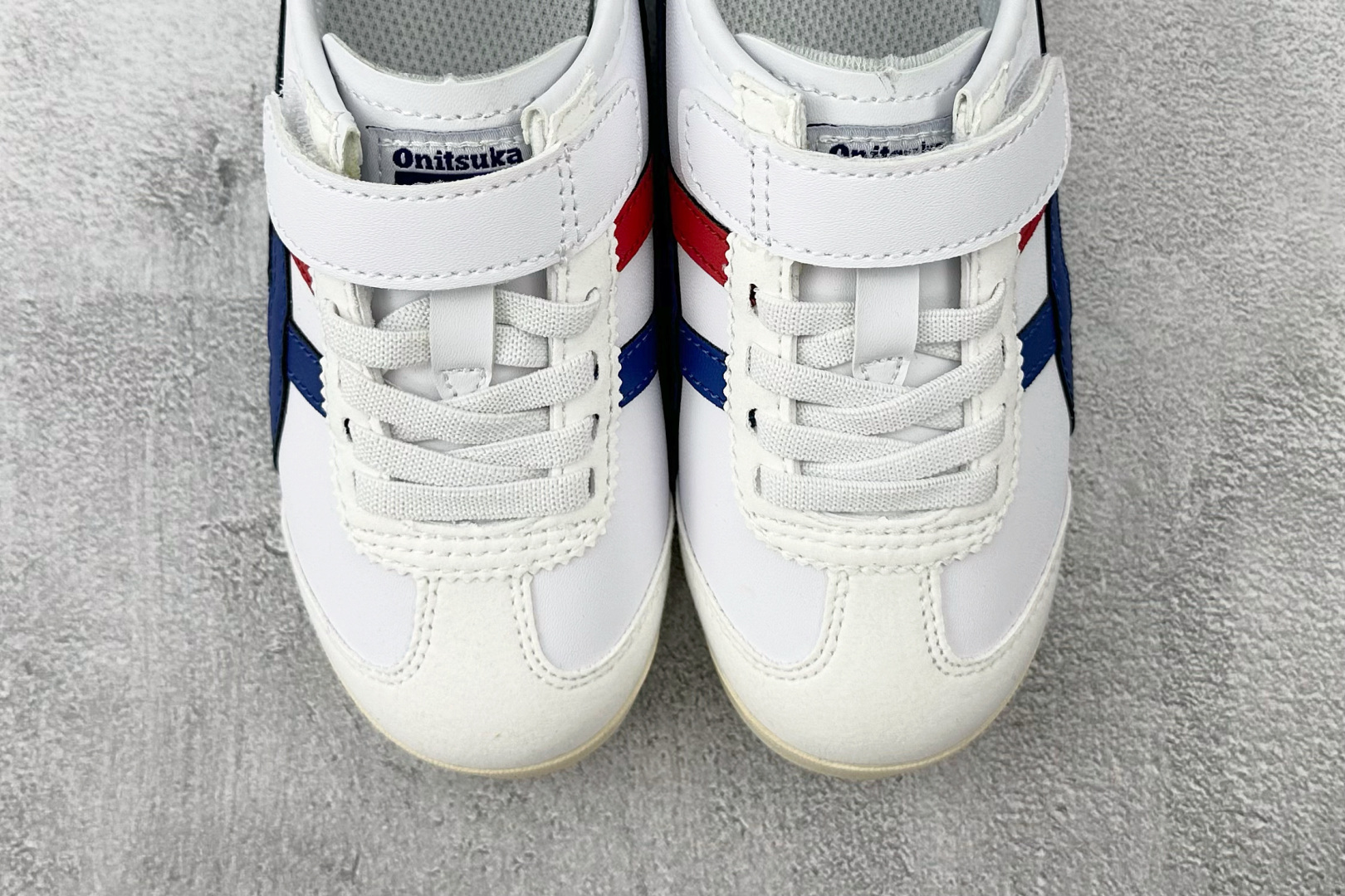 140 纯原平台特供 Onitsuka Tiger鬼塚虎 MEXICO 66 PS 童鞋 白蓝 C4D4L