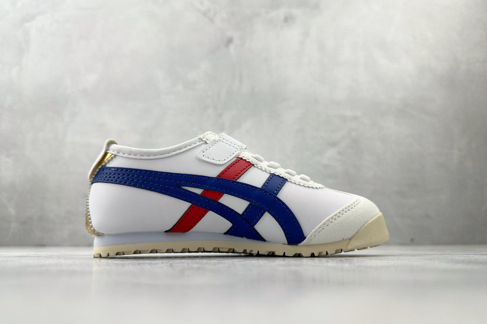 140 纯原平台特供 Onitsuka Tiger鬼塚虎 MEXICO 66 PS 童鞋 白蓝 C4D4L