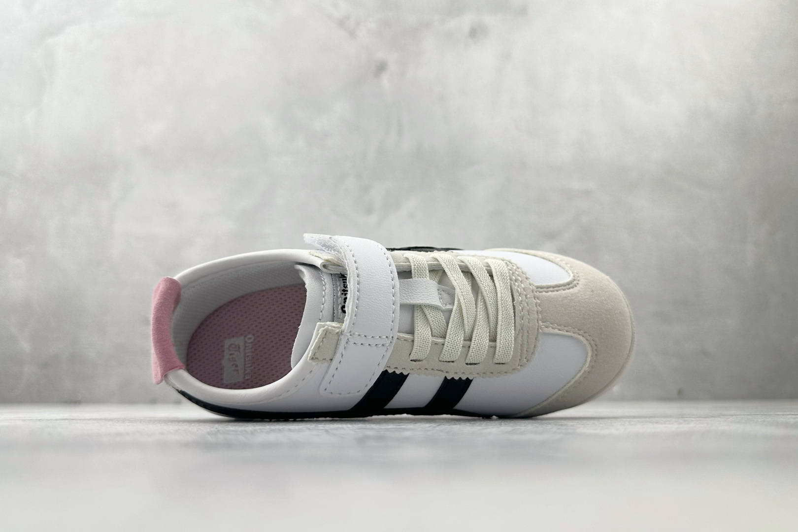 140 纯原平台特供 Onitsuka Tiger鬼塚虎 MEXICO 66 PS 童鞋 白黑 C4D4L