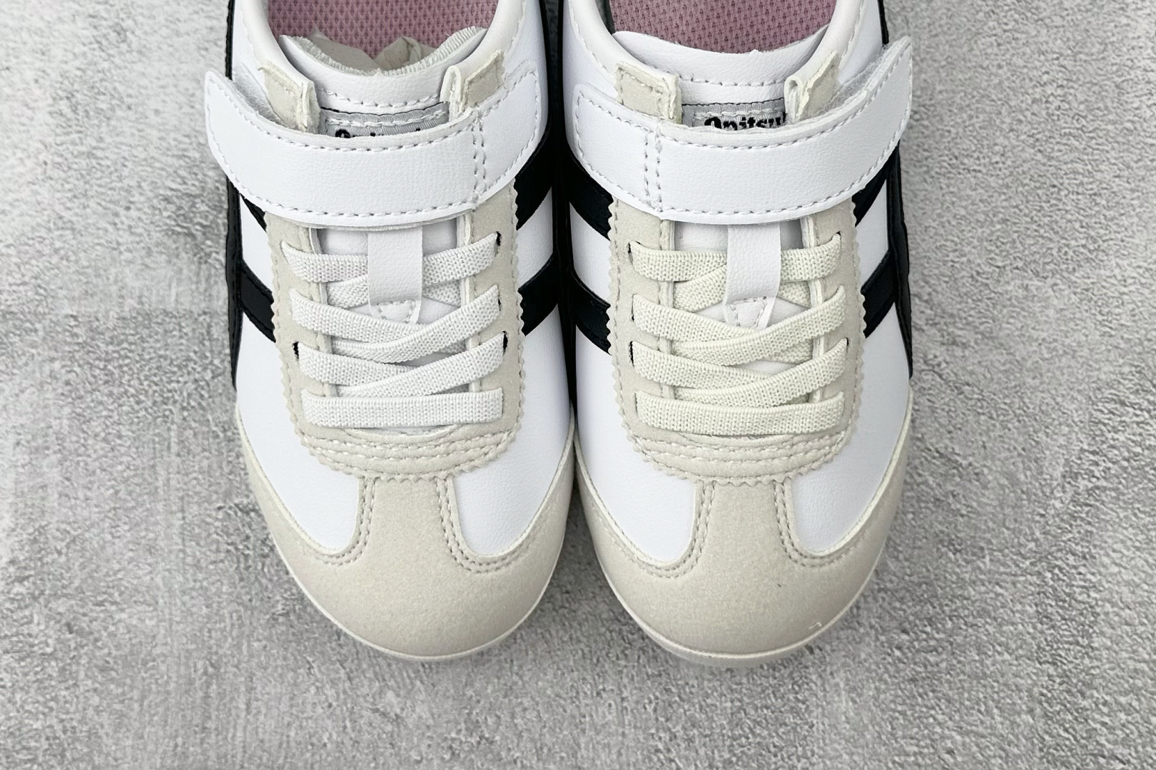 140 纯原平台特供 Onitsuka Tiger鬼塚虎 MEXICO 66 PS 童鞋 白黑 C4D4L