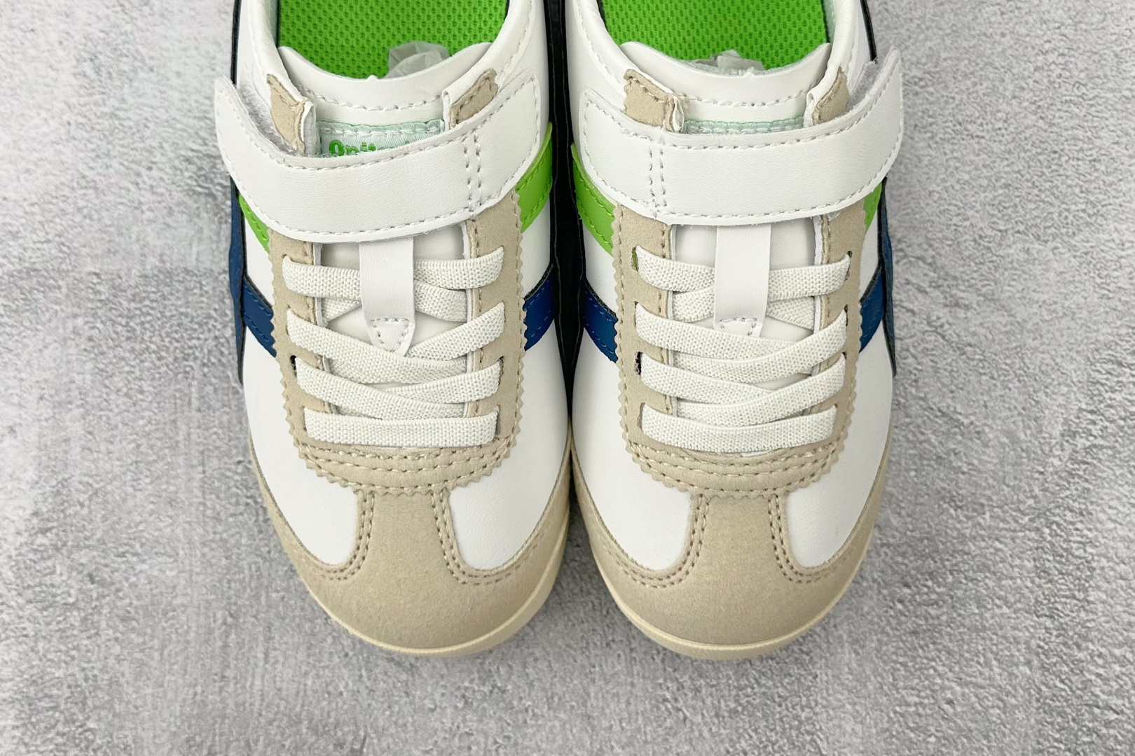 140 纯原平台特供 Onitsuka Tiger鬼塚虎 MEXICO 66 PS 童鞋 米蓝绿 C4D4L