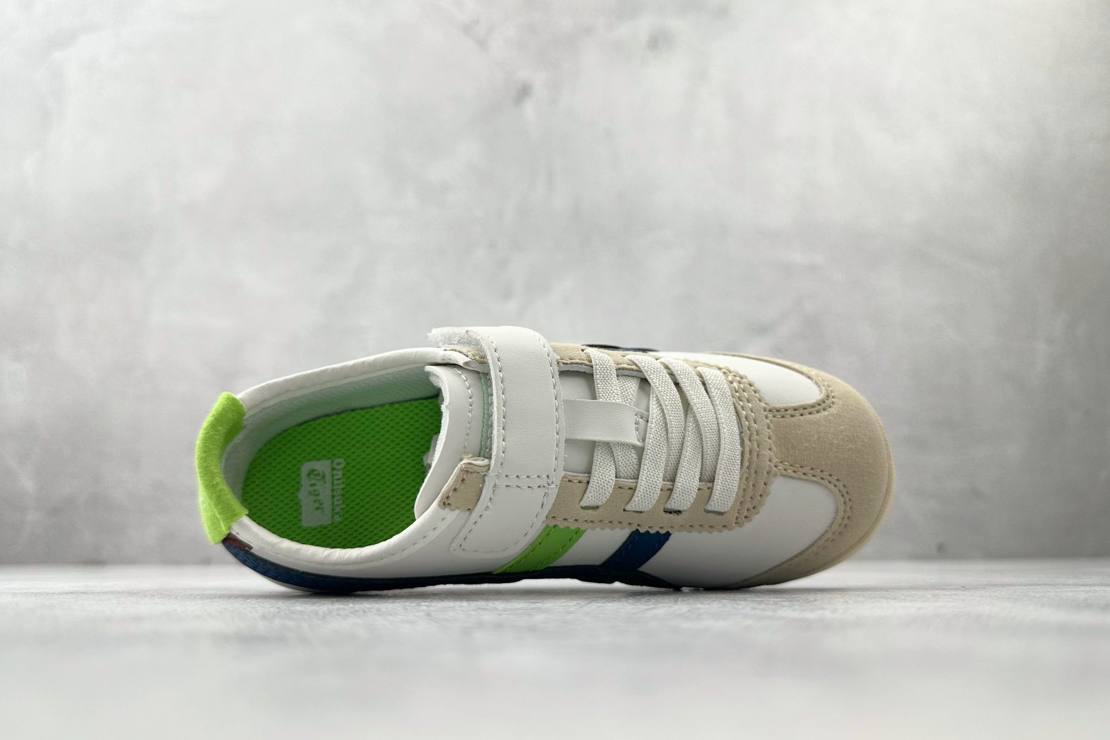 140 纯原平台特供 Onitsuka Tiger鬼塚虎 MEXICO 66 PS 童鞋 米蓝绿 C4D4L