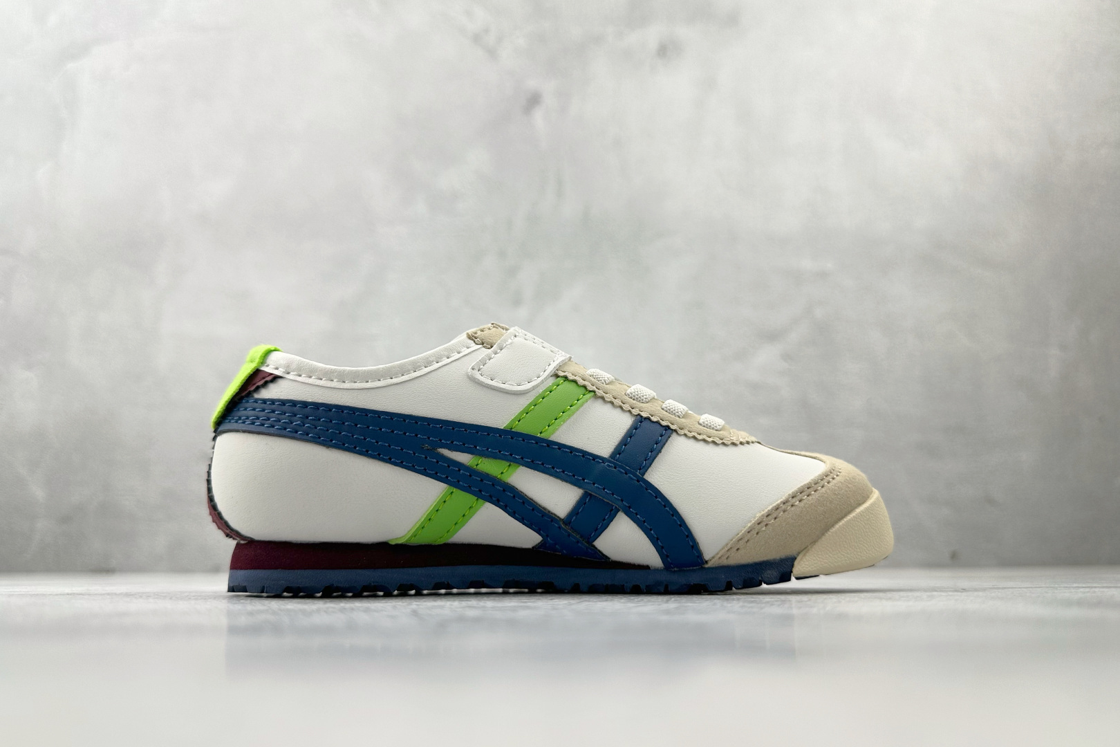 140 纯原平台特供 Onitsuka Tiger鬼塚虎 MEXICO 66 PS 童鞋 米蓝绿 C4D4L