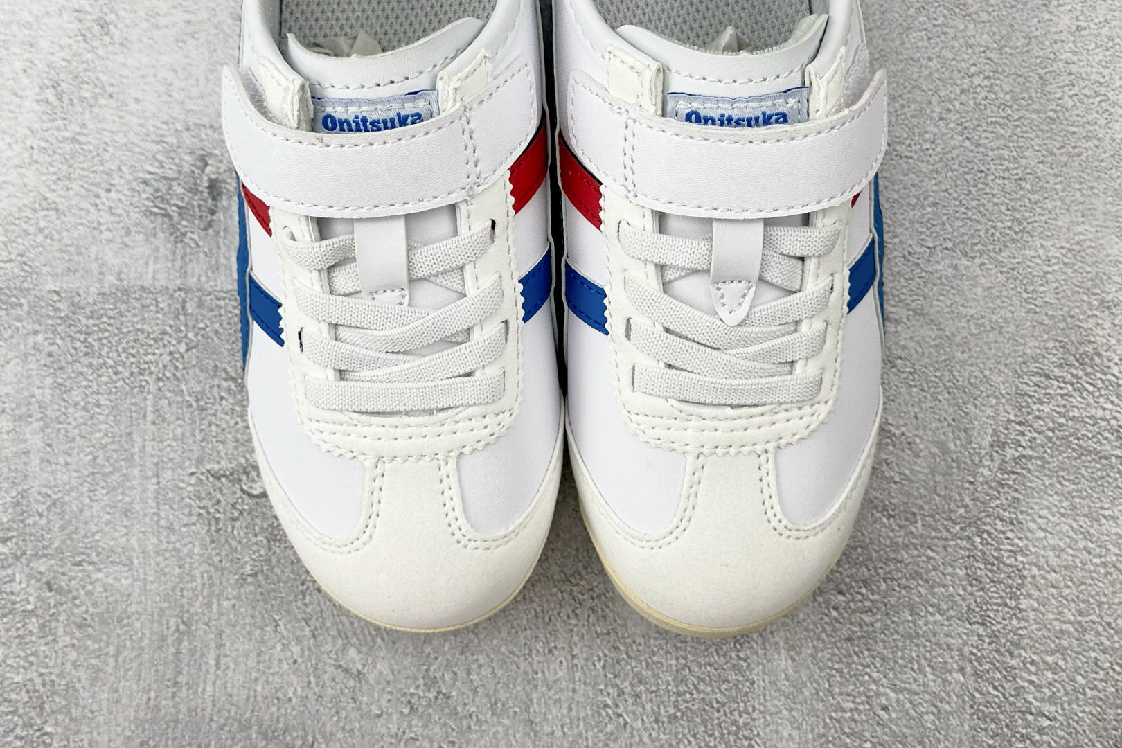 140 纯原平台特供 Onitsuka Tiger鬼塚虎 MEXICO 66 PS 童鞋 白湖蓝 C4D4L