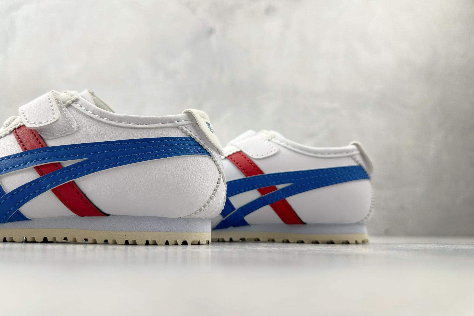 140 纯原平台特供 Onitsuka Tiger鬼塚虎 MEXICO 66 PS 童鞋 白湖蓝 C4D4L