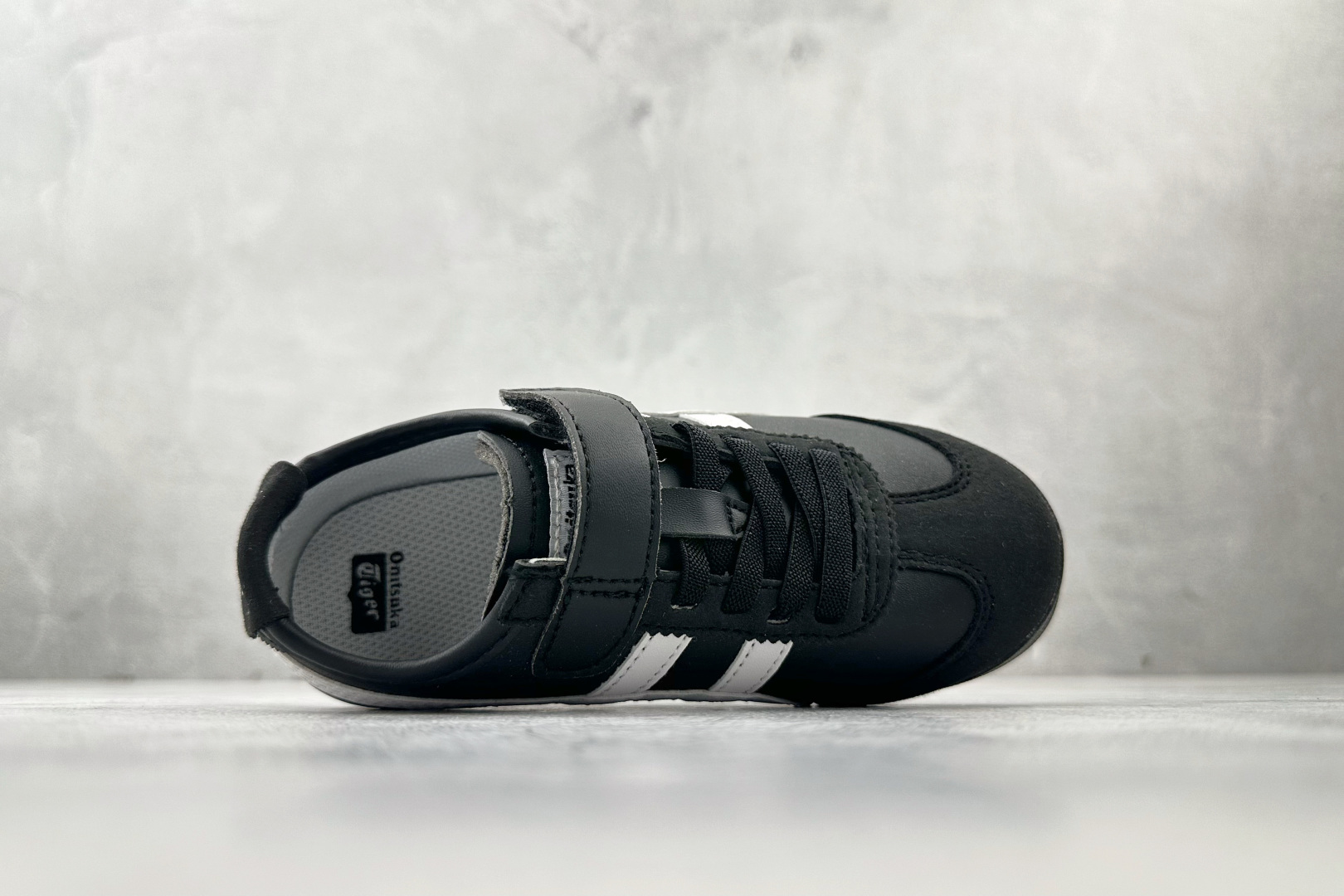 140 纯原平台特供 Onitsuka Tiger鬼塚虎 MEXICO 66 PS 童鞋 黑白 C4D4L