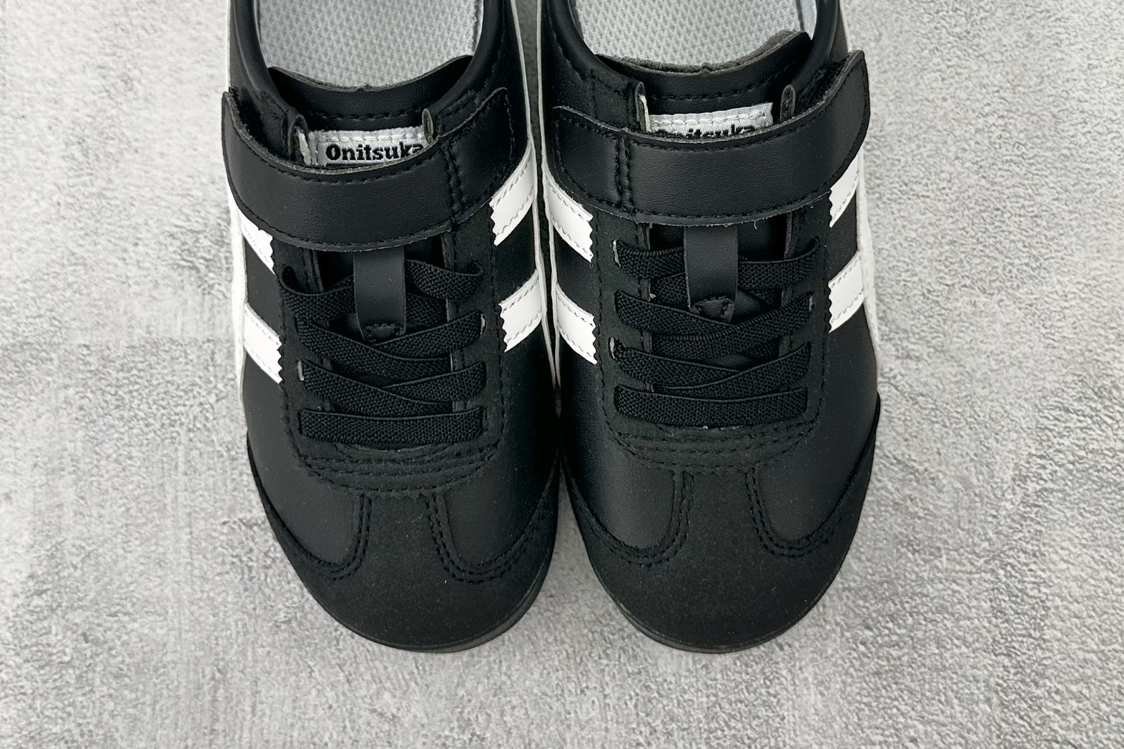 140 纯原平台特供 Onitsuka Tiger鬼塚虎 MEXICO 66 PS 童鞋 黑白 C4D4L