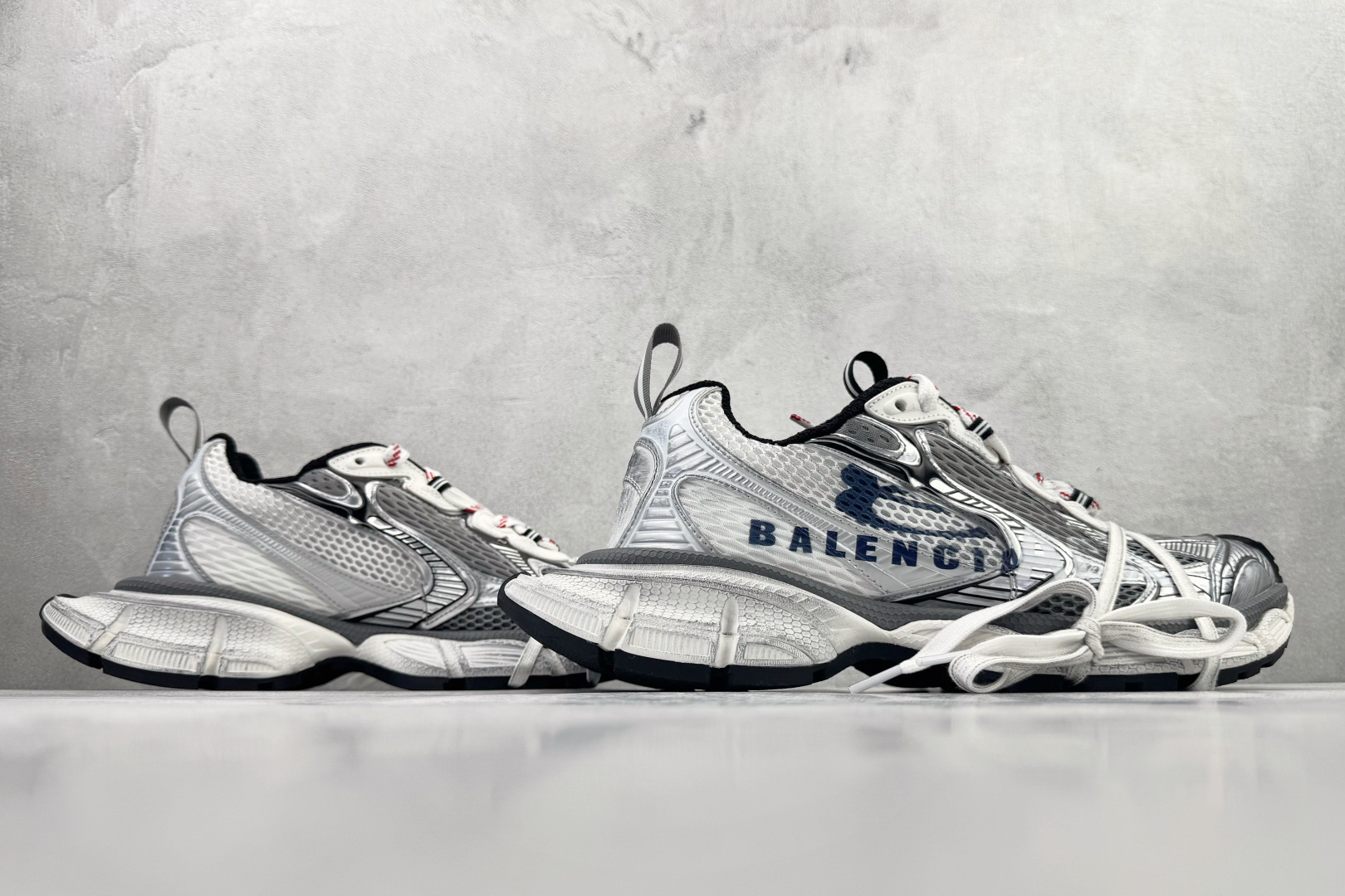 430 代购版 Balenciaga巴黎世家 3XL 白灰 840090W3XSG