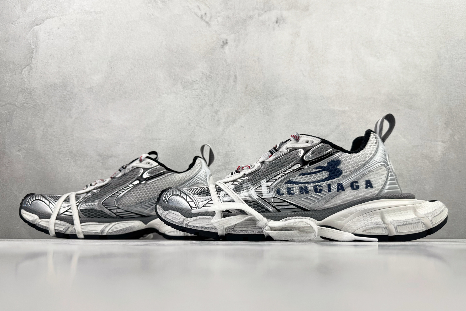 430 代购版 Balenciaga巴黎世家 3XL 白灰 840090W3XSG