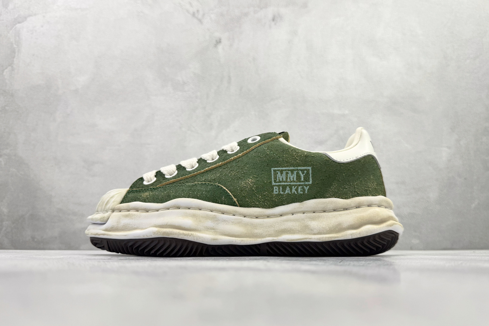 纯原 本地MIHARA YASUHIRO三原康裕 Blakey 黄绿货号：A15FW728尺码：36 3