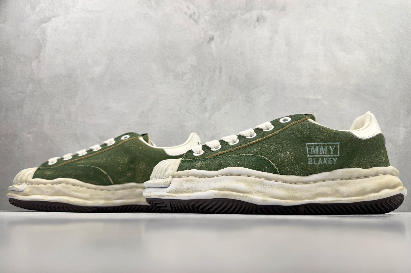 纯原 本地MIHARA YASUHIRO三原康裕 Blakey 黄绿货号：A15FW728尺码：36 3