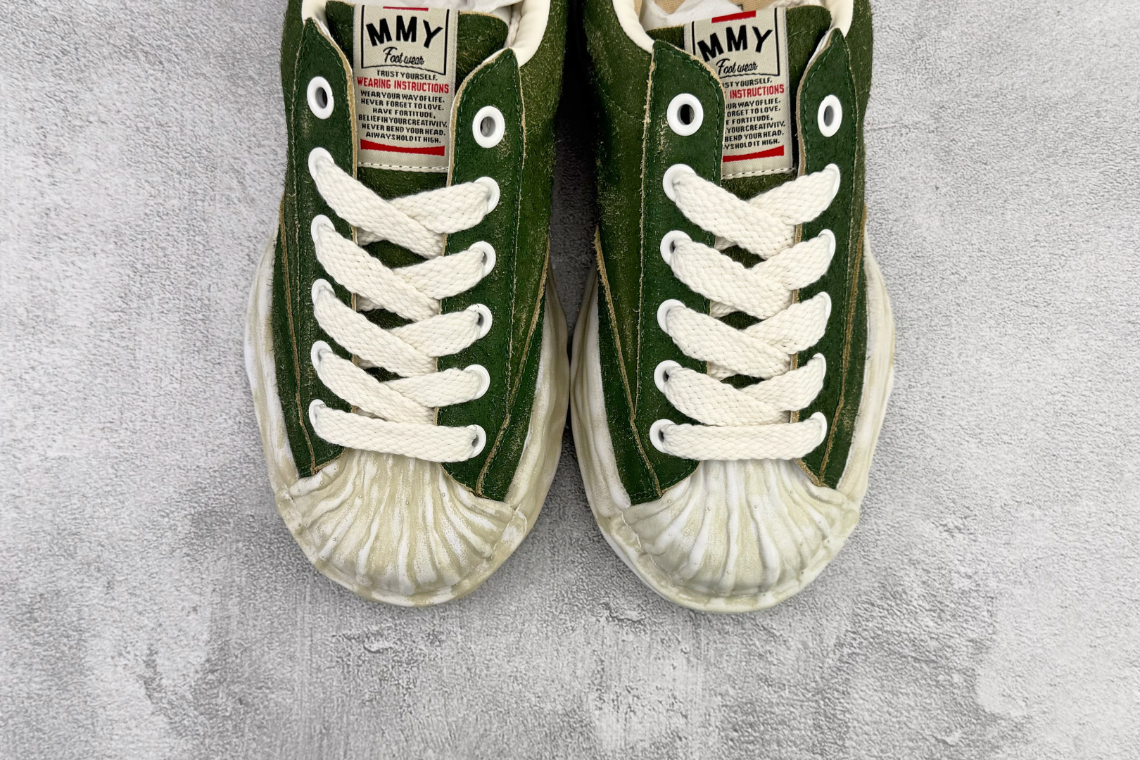 纯原 本地MIHARA YASUHIRO三原康裕 Blakey 黄绿货号：A15FW728尺码：36 3