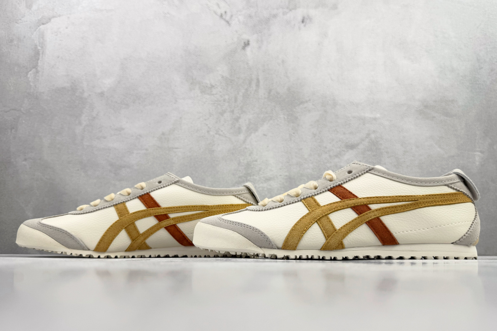 160 渠道特供 Onitsuka Tiger鬼塚虎 MEXICO 66 VIN 奶油香蕉黄 1183C391-100