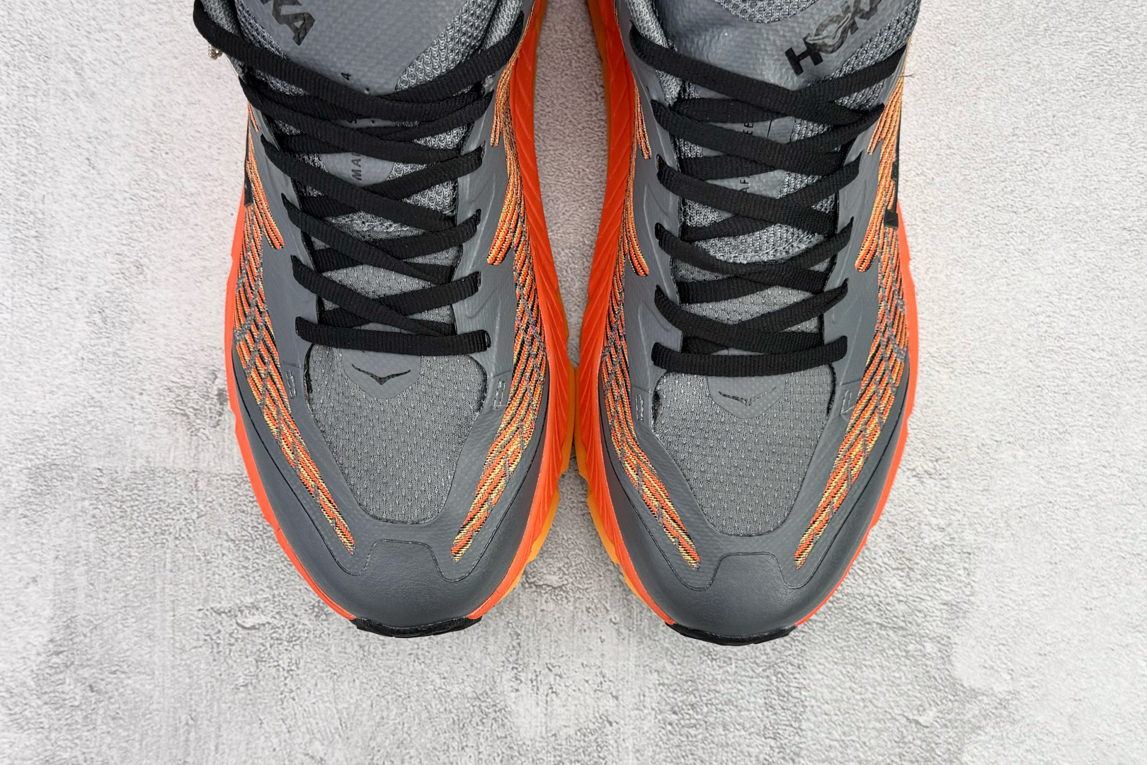 200 平台专供 HOKA ONE ONE Mafate Speed 4 黑橙 1129930-CKBC