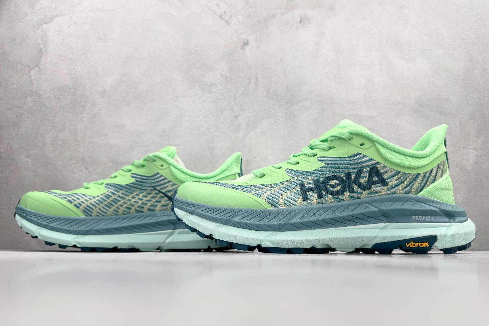 200 平台专供 HOKA ONE ONE Mafate Speed 4 青柠海雾蓝 1131056-LGOM