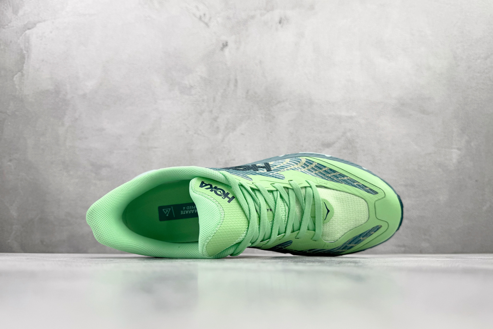 200 平台专供 HOKA ONE ONE Mafate Speed 4 青柠海雾蓝 1131056-LGOM