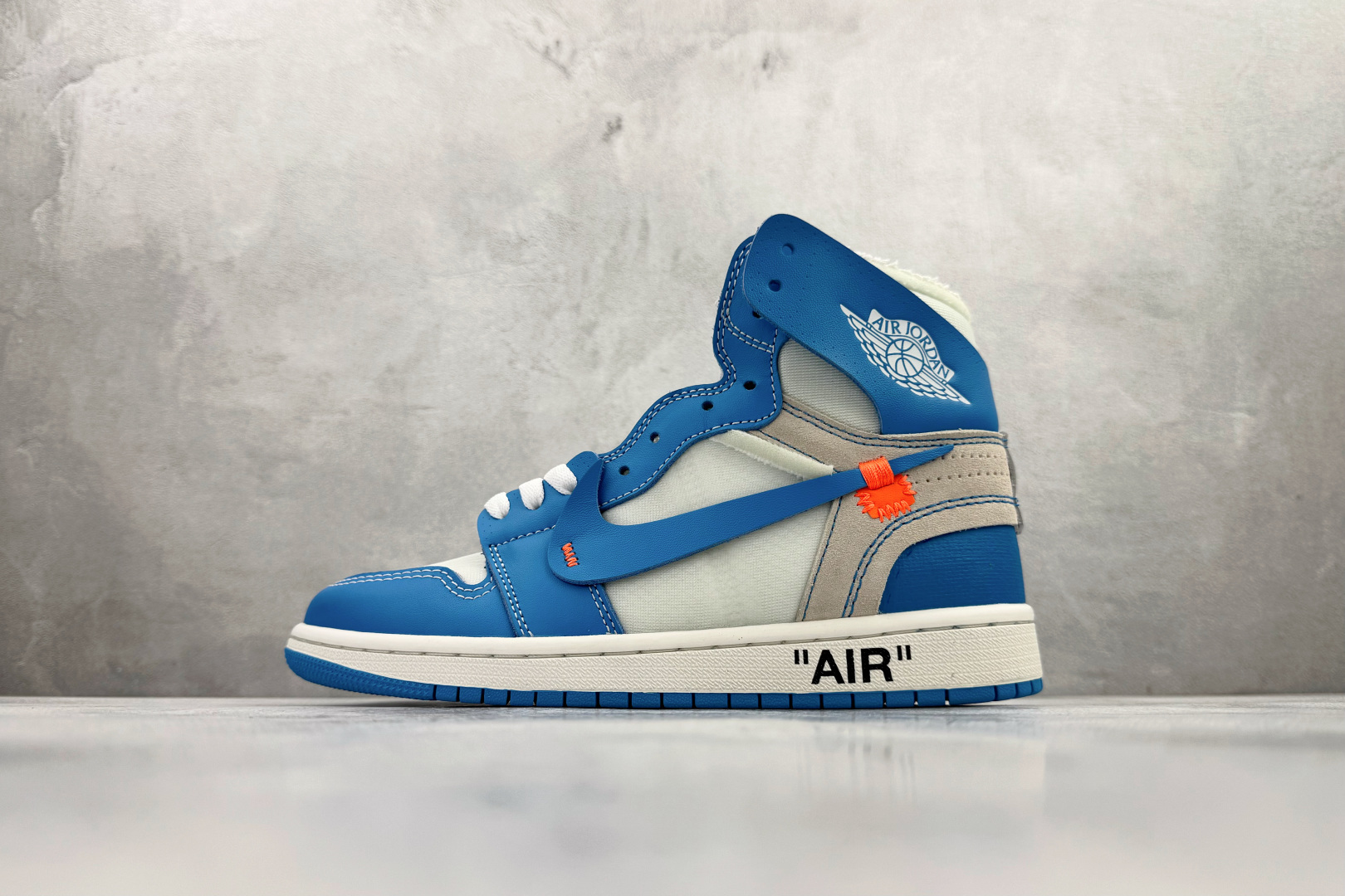 280 OFF-WHITE x Jordan Air Jordan 1 Retro High 联名款 北卡蓝 AQ0818-148