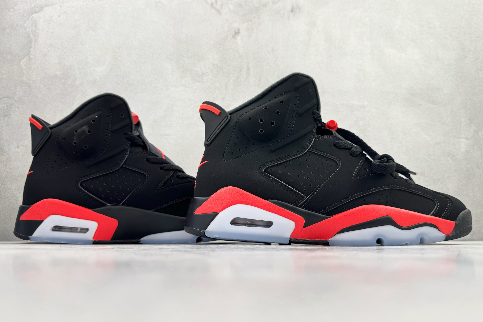 460 顶级原版 Jordan Air Jordan 6 infrared 黑红 384664-060