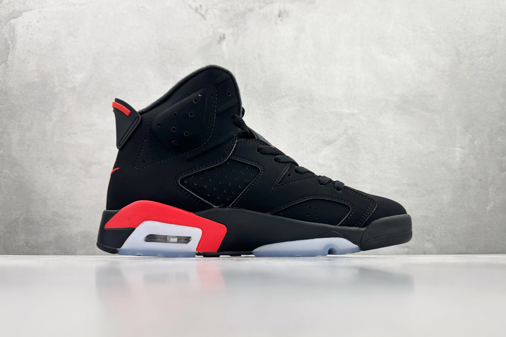 460 顶级原版 Jordan Air Jordan 6 infrared 黑红 384664-060