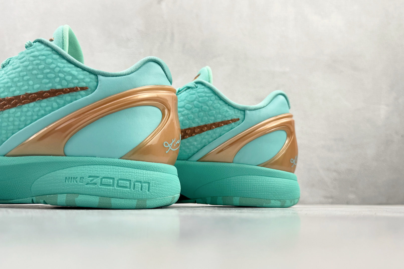 460 顶级纯原 完美复刻 Jalen Brunsx Nike Zoom Kobe 6 Protro Statue of Liberty PE 绿色 IQ5774-300