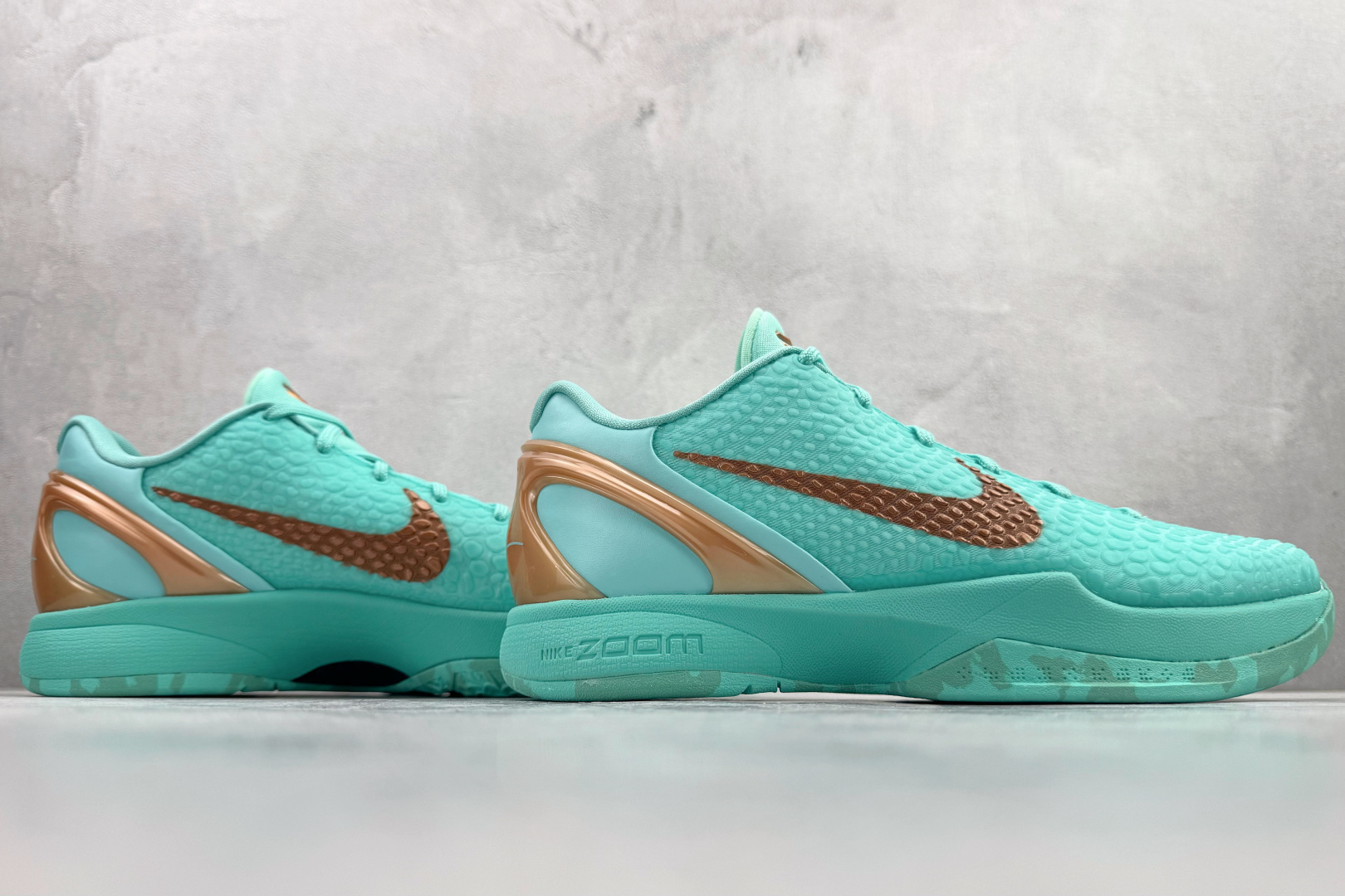 460 顶级纯原 完美复刻 Jalen Brunsx Nike Zoom Kobe 6 Protro Statue of Liberty PE 绿色 IQ5774-300