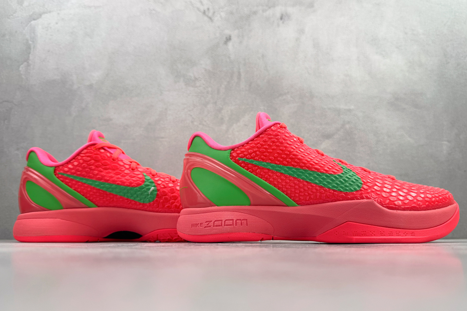 460 顶级纯原 完美复刻 Nike Zoom Kobe 6 Protro 桃红绿 FV4921-600